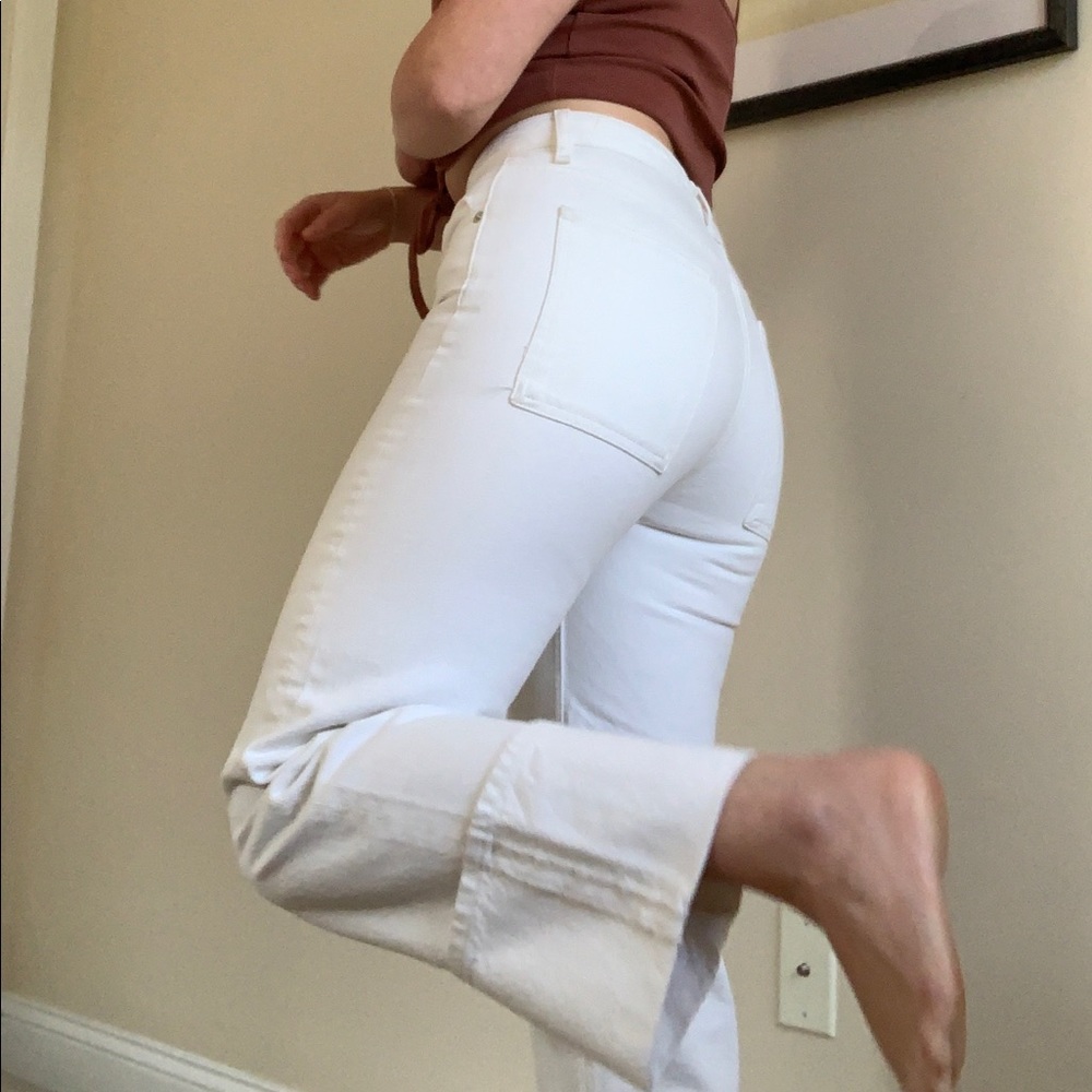 Zara White Jeans